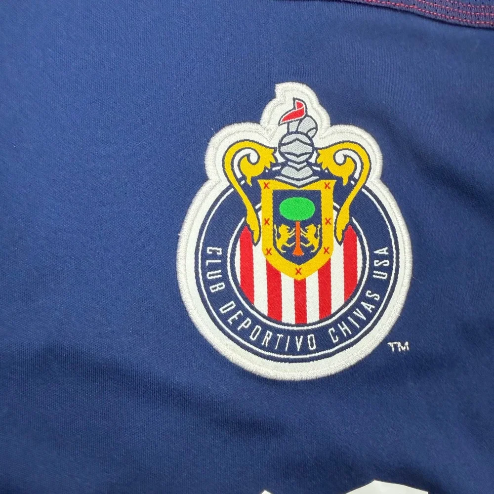 Rare Adidas 2013 Chivas USA MLS Soccer Jersey Mens Small Blue Corona Meerschaert
